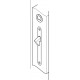 Hafele 911.26.327 Front Handle for Mortise Locks on Sliding Doors, Polished Lacquered