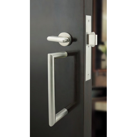 Hafele 911.26. Sliding/Pocket Door Lock, ADA Compliant Mortise Lock with Deadbolt