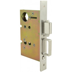 Hafele 911.26. Sliding/Pocket Door Lock w/ Deadbolt for Active Door