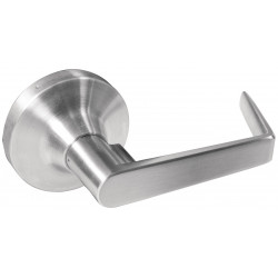 Hafele 911.79.501 Lever w/ Round Rose for 5500 Series, Lever Always Active, Passage, Stainless Steel