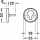 Hafele 917.46.550 Door Terminal Module, DT 400 FH, Dialock, Thumbturn, Tag-it ISO