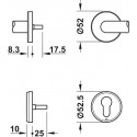 Hafele 917.64.316 Door Terminal Module, Dialock DT 710 w/ open Bluetooth Interface SPK