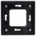Hafele 917.91.293 Surface Mounting Plate, WRU 400, Black, Plastic
