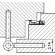 Hafele 922.60.190 Anuba Triplex 217-3D SM-RA, Drill-in Hinge for Rebated Front Doors