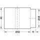 Hafele 937.70.095 Floor Mounted Door Stops for Screw Fixing, Hewi, Stone Grey, 52 x 42.5 mm