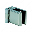 Richelieu 75 Stainless Steel Hinge for Glass or Acrylic Door, Recessed Within Furniture/Cabinet