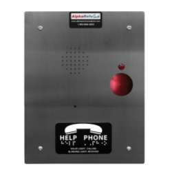 Alpha Communication RCB2100SFRM Refuge Call Box with Mushroom Button(AlphaRefuge 2100 Series)