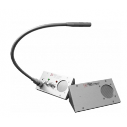 Alpha Communication TTU-3-X Counter Mount Intercom w/Removable Microphone- 15Vdc