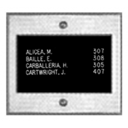 Alpha Communication VIP Series Stainless Steel Directory Unit