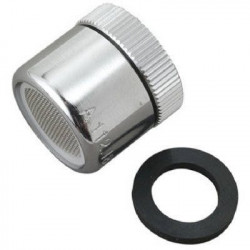 Brass Craft SF0047X Faucet Aerator Fits Chicago Faucet With Outside Thread, Female, Chrome, 13/16-In. x 24