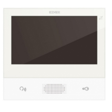Alpha Communication 40505 7" Color Monitor-White-2W
