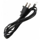 Alpha Communication 55-784 Two-Pronged AC Power Cord, 5' Black