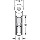 Hafele 950.05. Retractable Door Seal, Schall-Ex Slide & Lock M-12 WS, Athmer