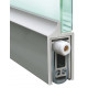 Hafele 950.10. Retractable Door Seal, KG-S, Planet, For Glass Doors for Projects