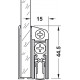 Hafele 950.10.532 Retractable Door Seal, Schall-Ex GS-A, Athmer, Length - 833 mm