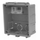 Alpha Communication CE610 GB2 Flush Back Box, 1-Module