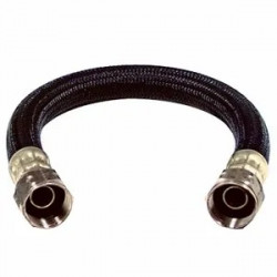 Brass Craft BWB0- Water Heater Connection Hose, Flexible, Braided, 3/4 FIP x 3/4 FIP