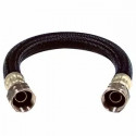 Brass Craft BWB0- Water Heater Connection Hose, Flexible, Braided, 3/4 FIP x 3/4 FIP