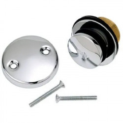 Brass Craft Service Parts 310-870 Brass/Chrome Tip Toe Bathtub Drain Conversion Kit With Bracket