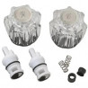 Brass Craft Service Parts SK0085 Delta-Delex Lavatory Faucet Repair Kit, Clear Handles