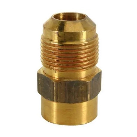 Brass Craft Service Parts MAU1-10-8 K5 Gas Connector With Fitting, Pro-Coat Stainless Steel, 16 In.