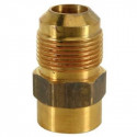 Brass Craft MAU1-10-8 K5 Gas Connector With Fitting, Pro-Coat Stainless Steel, 16 In.
