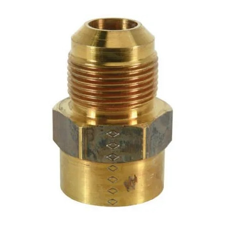 Brass Craft Service Parts MAU1-10-12 K5 Gas Pipe Fitting, Brass, 15/16 OD x 3/4 In. FPT