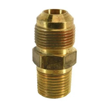 Brass Craft Service Parts MAU2-10-8 K5 Adapter, Brass, Male, 5/8 x 15/16-16 x 1/2 In.