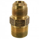 Brass Craft MAU2-10-12 K5 Gas Pipe Fitting, Brass, 15/16 OD x 3/4 In. MPT