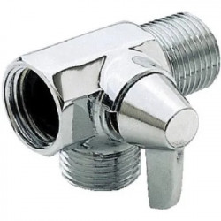 Brass Craft 542327 Chrome Finish Shower Flow Diverter With Arm Control