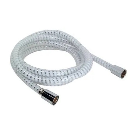 Brass Craft Service Parts 543-183 96-Inch Chrome & White Replacement Shower Hose