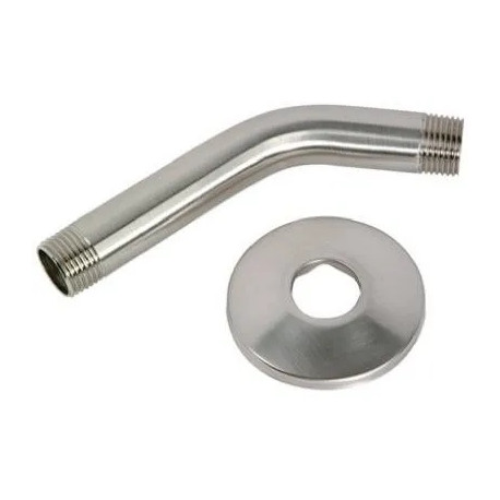 Brass Craft Service Parts 543-197 6-Inch Brushed Nickel Shower Arm With Flange
