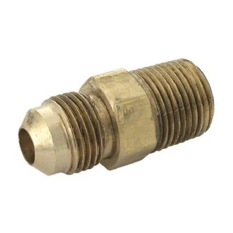 Brass Craft Service Parts PSSL-14 Gas Pipe Fitting, Male Union, Brass, 3/8 OD Flare x 3/8 In. MIP