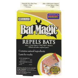 Bonide Products Inc 876 Bat Magic, Indoor Bat Repellent, Place Packs, 4/Pk