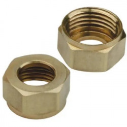 Brass Craft Service Parts SF0458 Faucet Shank Nut, Brass, 1/2-In Iron Pipe, 2-Pk.