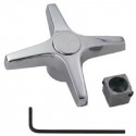 Brass Craft SH3464 Fit-All Chrome Lavatory Sink & Tub & Shower Diverter Handle