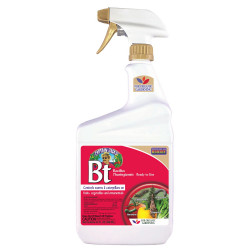 Bonide Products Inc 8066 Bacillus Thuringiensis (BT), Worm & Caterpillar Killer, Ready-to-Use, 32 oz.