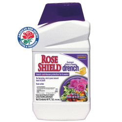 Bonide Products Inc 947 Rose Shield, Systemic Rose & Flower Drench, Insect & Disease Protection, 40 oz.