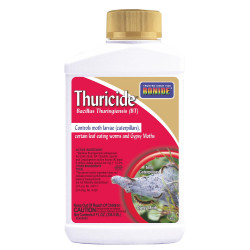 Bonide Products Inc 8036 Thuricide, Bacillus Thuringiensis (BT), Worm & Caterpillar Killer, Concentrate, 16 oz.