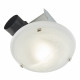 Broan NuTone 770RLTK Decorative Ventilation Fan Light w/Easy Change Trim, 80 CFM