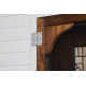 Hampton-Wright Products V3 3" x 2.5" Square Corner Door Hinges for Storm & Screen Doors, 2/Pk
