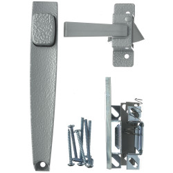 Hampton-Wright Products V398 Textured Push Button Latch for Screen & Storm Doors, Out-Swinging