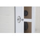 Hampton-Wright Products V1000 Push-Pull Latch for Out-Swinging Metal & Wood Doors, Aluminum Grey