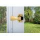 Hampton-Wright Products VGL025-555 Georgian Surface Mount Latch for Out-Swinging Metal & Wood Doors, Polished Brass