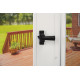 Hampton-Wright Products VCK333X3BL Keyed Colonial Push Button Latch for Out-Swinging Metal & Wood Doors