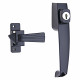 Hampton-Wright Products VK333X Keyed Tie-Down Push Button Handle for Out-Swinging Metal & Wood Doors