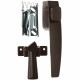 Hampton-Wright Products VF33 Free Hanging Push Button Handle for Out Swinging Metal & Wood Doors