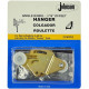 Johnson Hardware 2216PPK2 Single Wheel Sliding Bypass Door Hanger Set, 1/16" Offset x 7/8" Wheel, 2/Pk