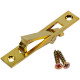 Johnson Hardware 150-3PK1 Pocket Door Edge Pull, Bright Brass, 3"