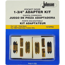 Johnson Hardware 1575PPK3 Pocket Door 1-3/4" Adaptor Kit